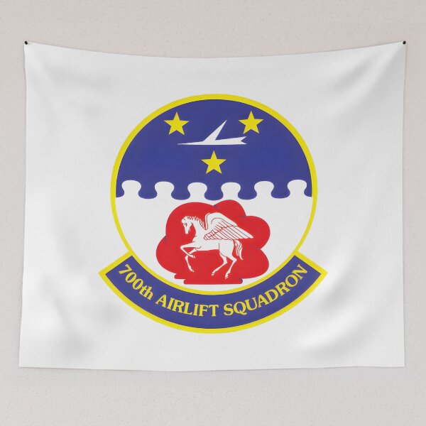 Item preview, Official Emblem of the 700th Airlift Squadron Pegasus Patch designed and sold by CharlieDesings.