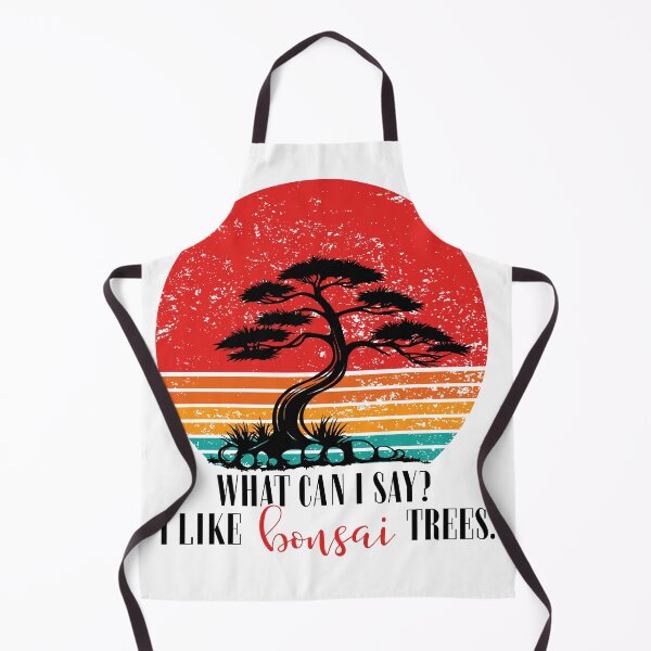 Item preview, What Can I Say I Like Bonsai Trees – Funny Vintage Sunset Bonsai Design designed and sold by ArcticFoxStudio.