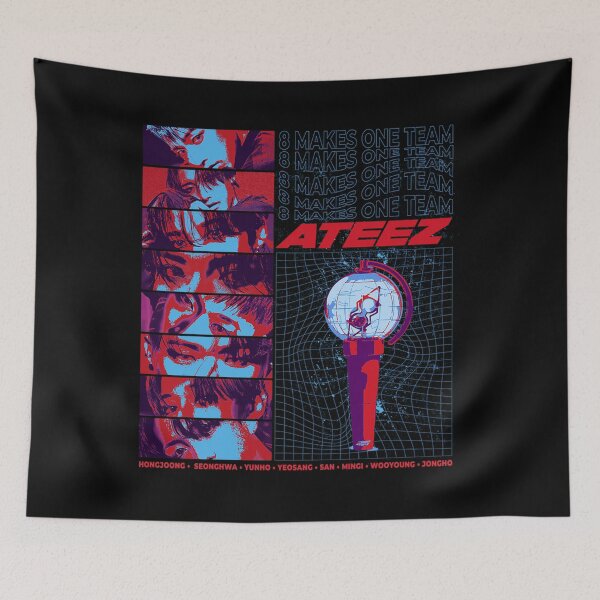 Item preview, Ateez Ot8 Retro Streetwear Inspired  designed and sold by Ricky47Design.