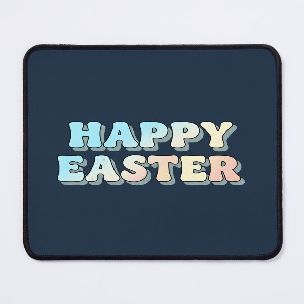 Item preview, Happy Easter Retro Bubble Font Pastel Gradient designed and sold by Dakson Design - Fantasy Art.