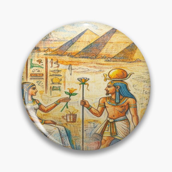 Item preview, Ancient Egypt Wall Art – Pharaoh, Hieroglyphs & Pyramids designed and sold by SpicyWind.