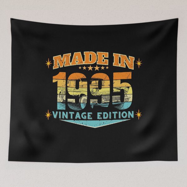 Item preview, Made in 1995 Vintage Birthday Gift – Retro 80s Distressed 31st Birthday Design designed and sold by MixedVibes Co..