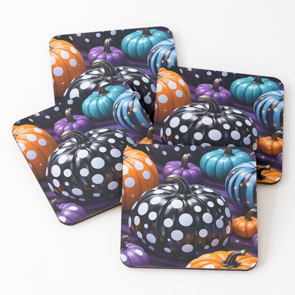 Item preview, Polka Dot Pumpkin Parade designed and sold by Kaleidoscope Print.