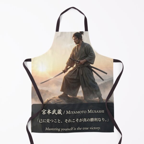 Item preview, Miyamoto Musashi at Sunrise – Samurai Mountain Art designed and sold by Mori-no-Akari.