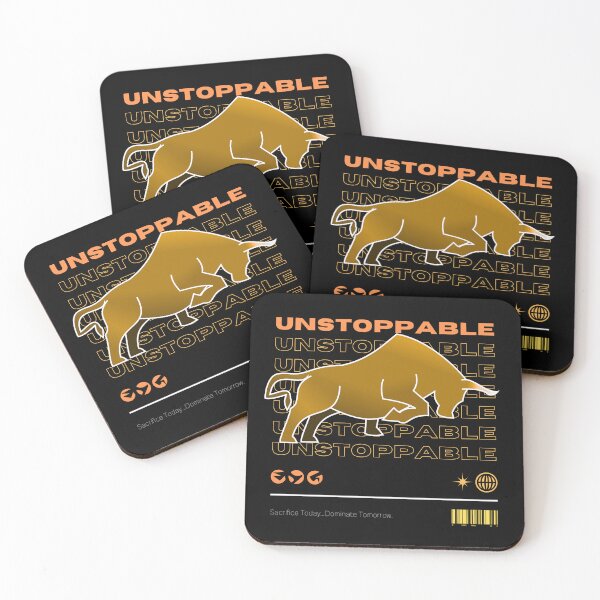 Item preview, Unstoppable – Bold Motivational Typography Shirt designed and sold by Mouad-Doadi.