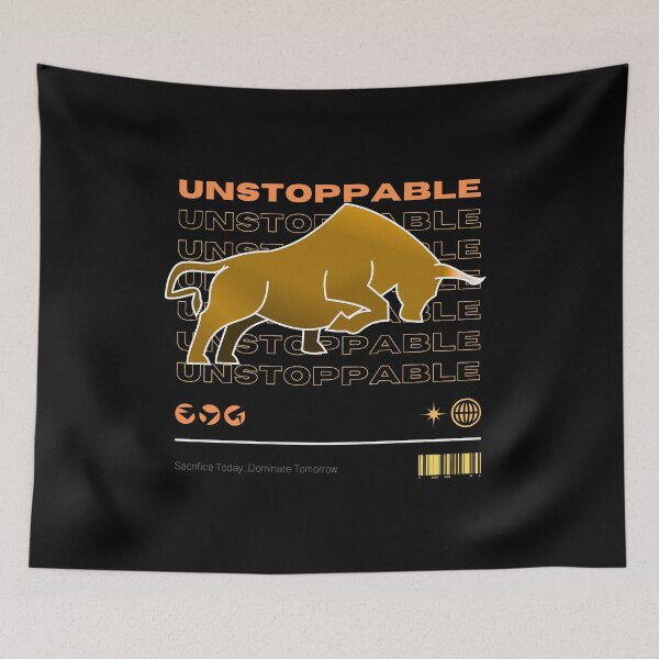 Item preview, Unstoppable – Bold Motivational Typography Shirt designed and sold by Mouad-Doadi.