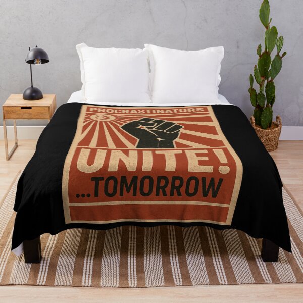 Item preview, Procrastinators Unite Tomorrow designed and sold by OnlineGuru.