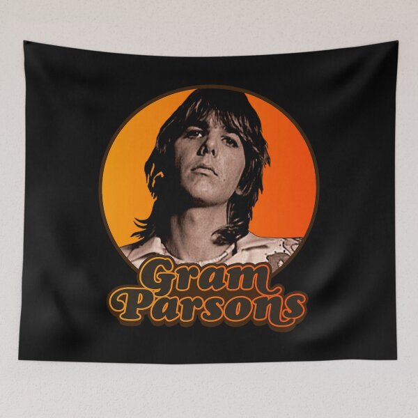 Item preview, Gram Parsons  Outlaw Country Retro Americana Tribute designed and sold by Ricky47Design.