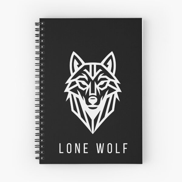 Item preview, Geometric Lone Wolf Minimalist Aesthetic Design designed and sold by VoltVibeArt.