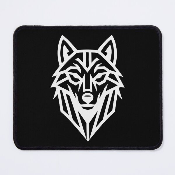 Item preview, Geometric Lone Wolf Minimalist Aesthetic Design designed and sold by VoltVibeArt.