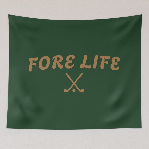 Item preview, Golf FORE LIFE with Crossed Golf Clubs designed and sold by donwillisjrart.
