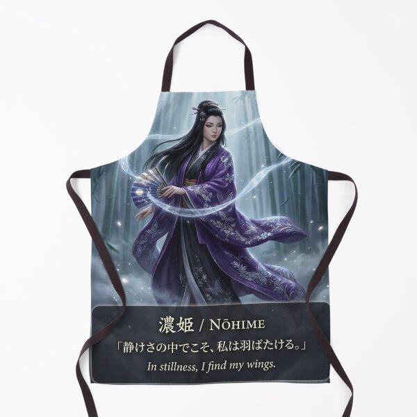 Item preview, Nohime in Moonlit Bamboo – Elegant Japanese Princess Art designed and sold by Mori-no-Akari.