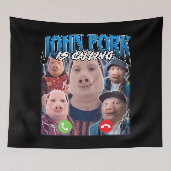 Item preview,  John Pork Vintage Retro  designed and sold by Ricky47Design.