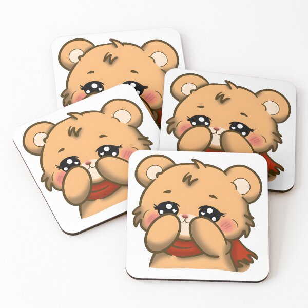 Item preview, Single Chibi Bear being Shy designed and sold by Velvet702.