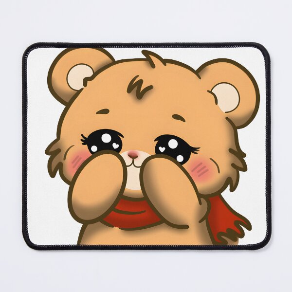 Item preview, Single Chibi Bear being Shy designed and sold by Velvet702.