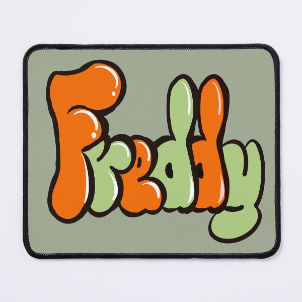 Item preview, Freddy name in orange graffiti calligraphy Top 10 best personalized gifts for boys and men named Freddy designed and sold by Artonmytee.
