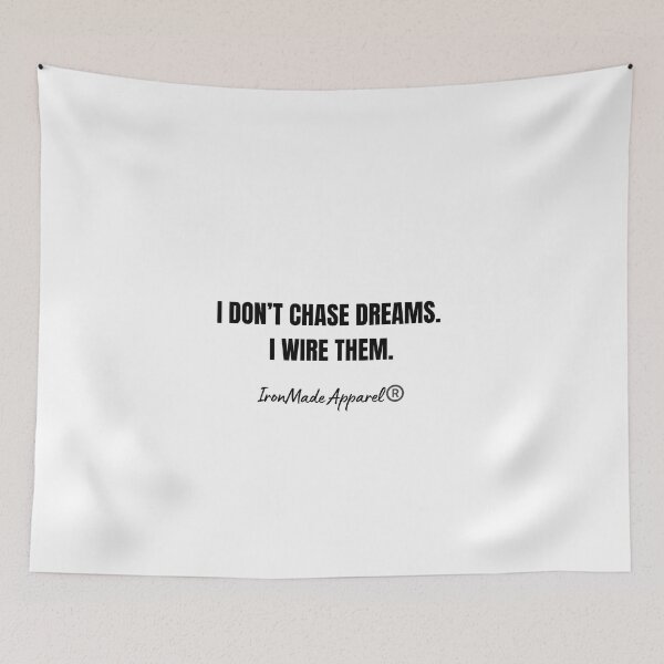 Item preview, I Don’t Chase Dreams. I Wire Them. Electrician T-Shirt – Funny Lineman Pride Workwear Gift designed and sold by IronMade Apparel.