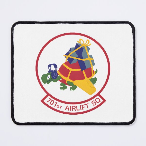 Item preview, Emblem of the 701st Airlift Squadron Flying Turtle Patch designed and sold by CharlieDesings.
