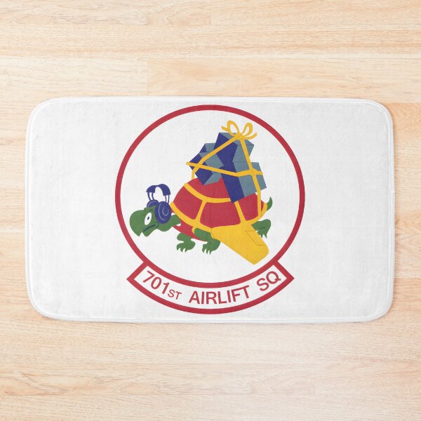Item preview, Emblem of the 701st Airlift Squadron Flying Turtle Patch designed and sold by CharlieDesings.