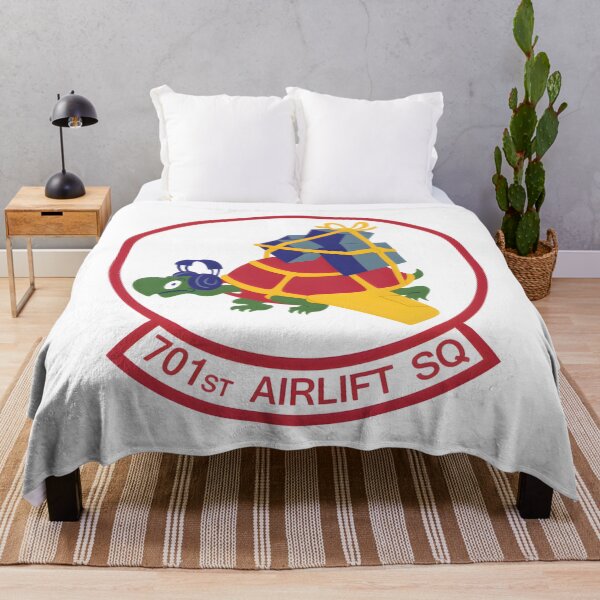 Item preview, Emblem of the 701st Airlift Squadron Flying Turtle Patch designed and sold by CharlieDesings.