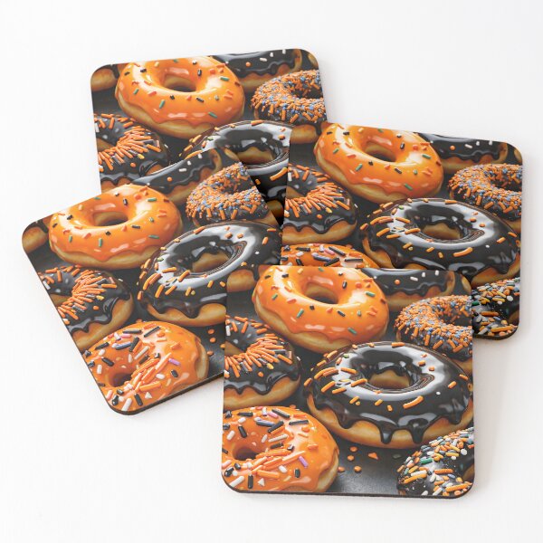 Item preview, Halloween Donut Delight designed and sold by Kaleidoscope Print.