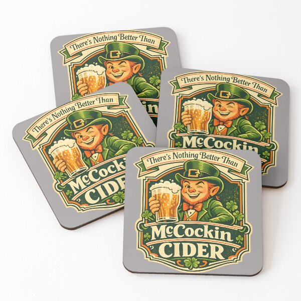 Item preview, Inappropriate Saint Patricks Day Irish Leprechaun McCockin Cider designed and sold by KathieFaugh.