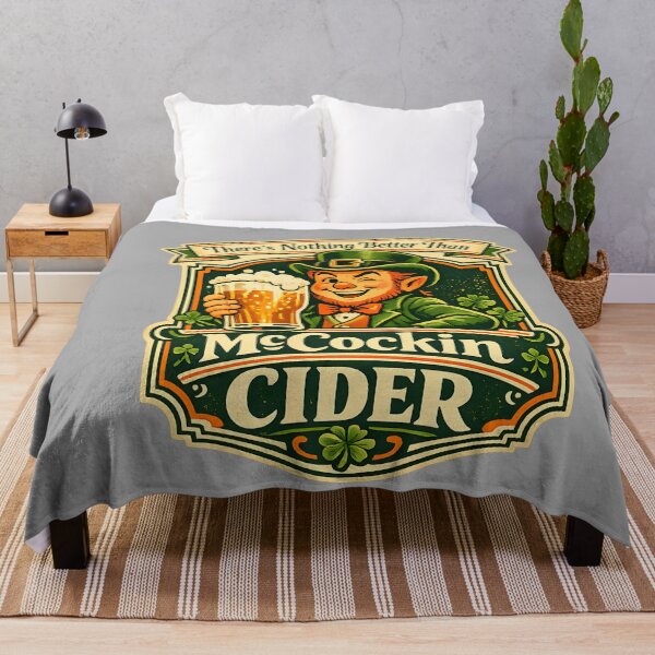Item preview, Inappropriate Saint Patricks Day Irish Leprechaun McCockin Cider designed and sold by KathieFaugh.