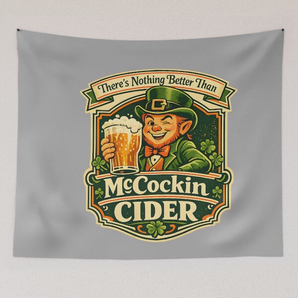 Item preview, Inappropriate Saint Patricks Day Irish Leprechaun McCockin Cider designed and sold by KathieFaugh.