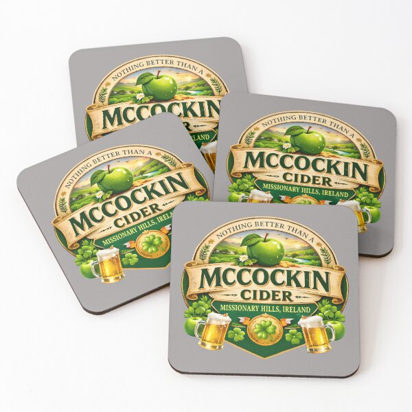 Item preview, McCockin Cider McCain Funny St Patrick’s Day Adult Humor designed and sold by KathieFaugh.
