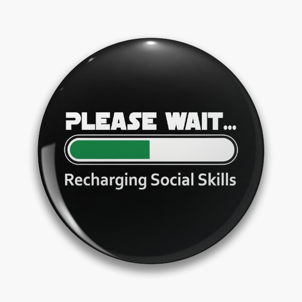 Item preview, Recharging Social Skills designed and sold by Moxie Ink Lady.