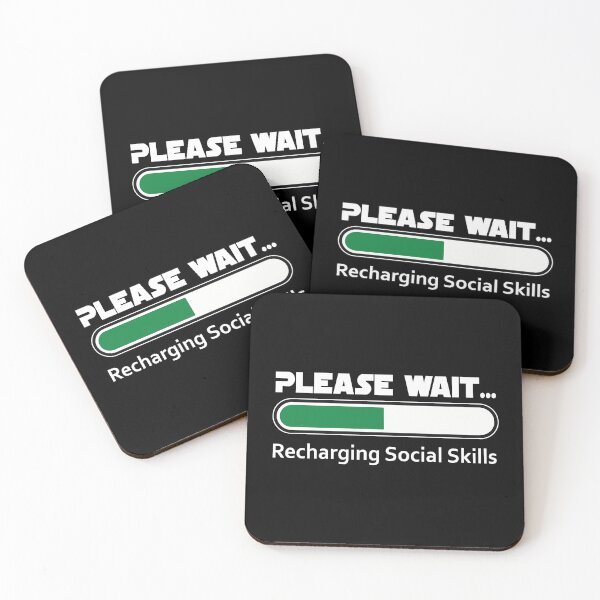 Item preview, Recharging Social Skills designed and sold by Moxie Ink Lady.