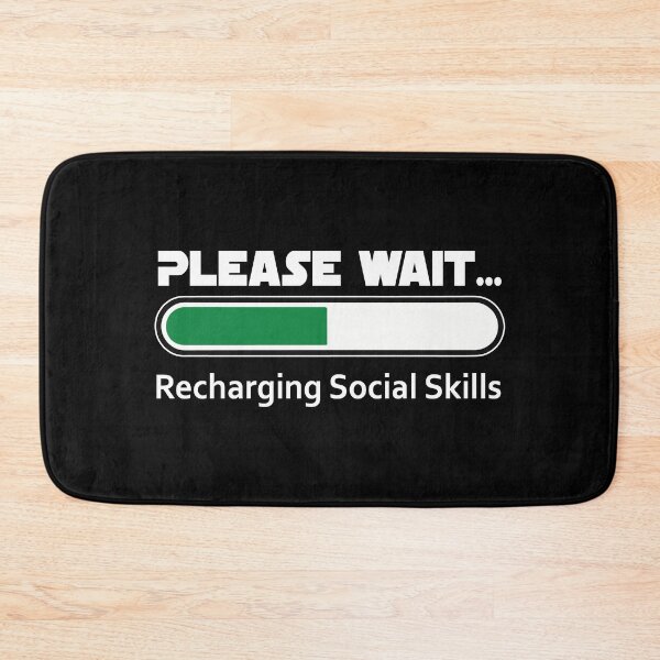 Item preview, Recharging Social Skills designed and sold by Moxie Ink Lady.