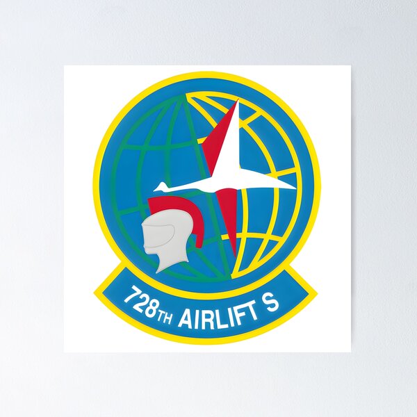 Item preview, 728th Airlift Squadron Military Insignia Emblem designed and sold by CharlieDesings.