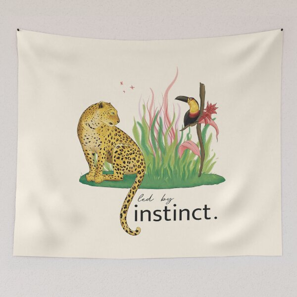 Artikelvorschau, Angeführt von Instinkt Leopard und Tukan Dschungelkunst entworfen und verkauft von art-injoy.