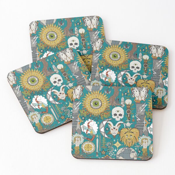 Item preview, tarot deep turquoise designed and sold by scrummy.