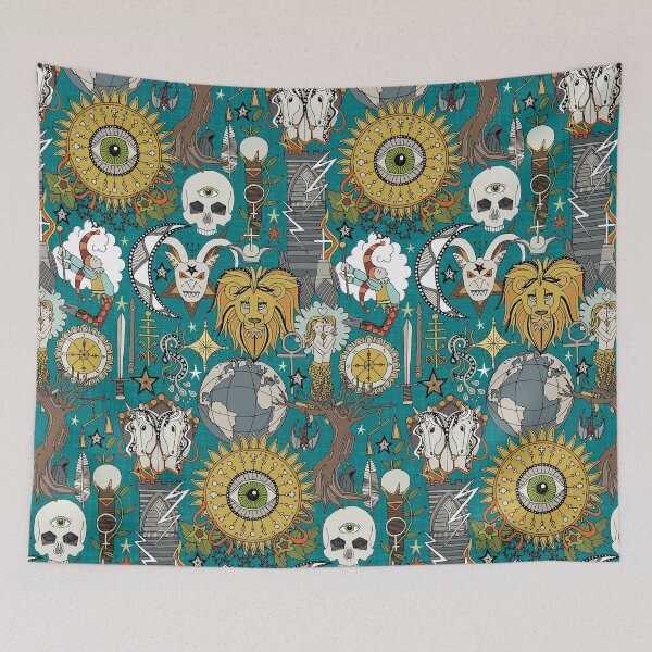 Item preview, tarot deep turquoise designed and sold by scrummy.