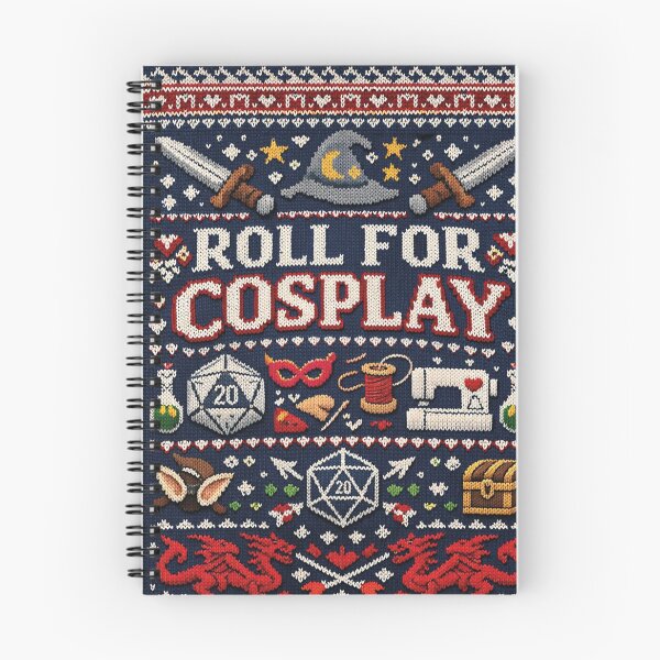 Item preview, Roll for Cosplay Funny Role-Playing Saying Knitting Pattern designed and sold by Mauswohn.