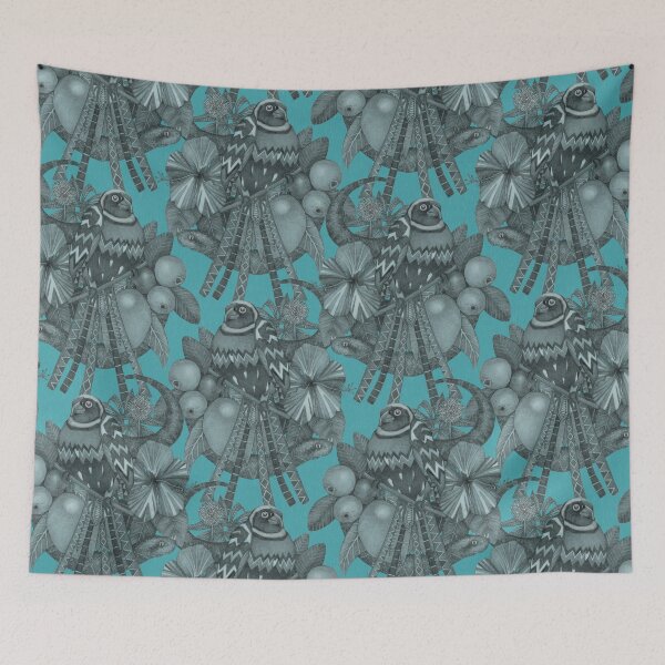 Item preview, Afrique mono turquoise designed and sold by scrummy.