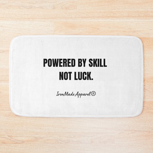 Item preview, Powered By Skill, Not Luck Electrician T-Shirt – Master Electrician Pride Graphic Tee for Linemen & Electrical Pros designed and sold by IronMade Apparel.