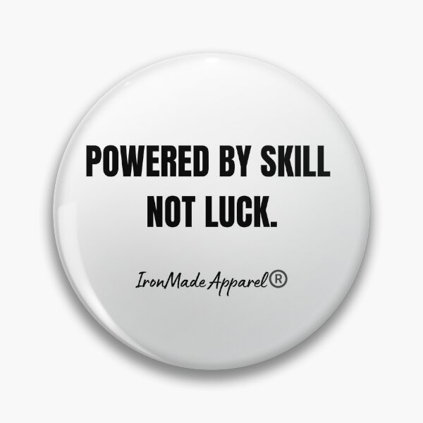 Item preview, Powered By Skill, Not Luck Electrician T-Shirt – Master Electrician Pride Graphic Tee for Linemen & Electrical Pros designed and sold by IronMade Apparel.