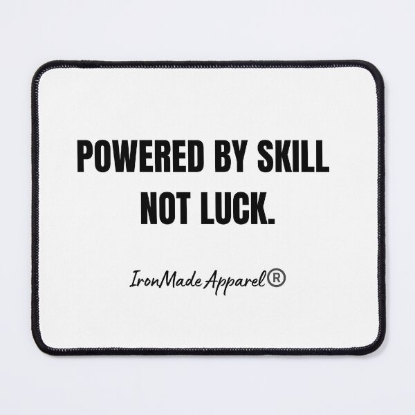 Item preview, Powered By Skill, Not Luck Electrician T-Shirt – Master Electrician Pride Graphic Tee for Linemen & Electrical Pros designed and sold by IronMade Apparel.