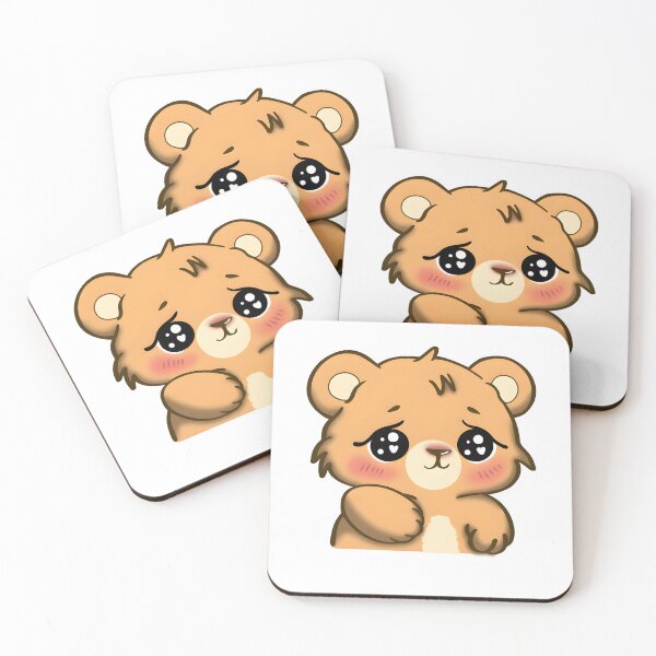 Item preview, Single Chibi Bear with a sad expression  designed and sold by Velvet702.