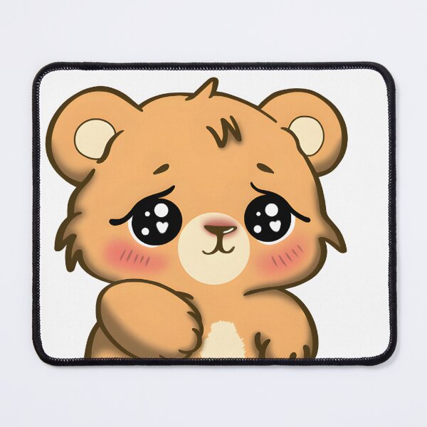 Item preview, Single Chibi Bear with a sad expression  designed and sold by Velvet702.