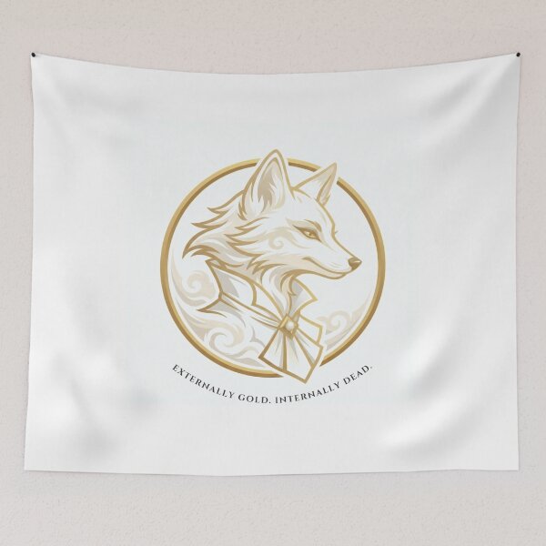 Item preview, Corporate Fox: Externally Gold, Internally Dead - Minimalist Dark Humor designed and sold by Top-Tier Thinking .