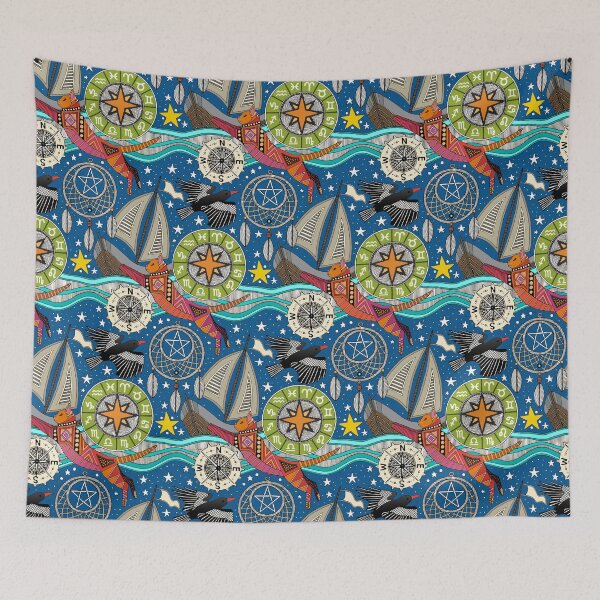 Item preview, dream filled sky blue designed and sold by scrummy.