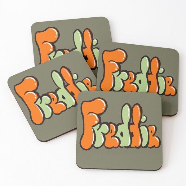 Item preview, Freddie name in orange graffiti calligraphy Top 10 best personalized gifts for boys and men named Freddie designed and sold by Artonmytee.