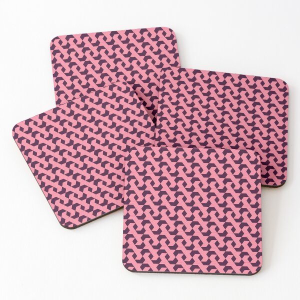 Item preview, Stylish Pink Beehive Grid - Geometric Abstract Pattern - Gifts For Dad designed and sold by RoyalStarsPatts.