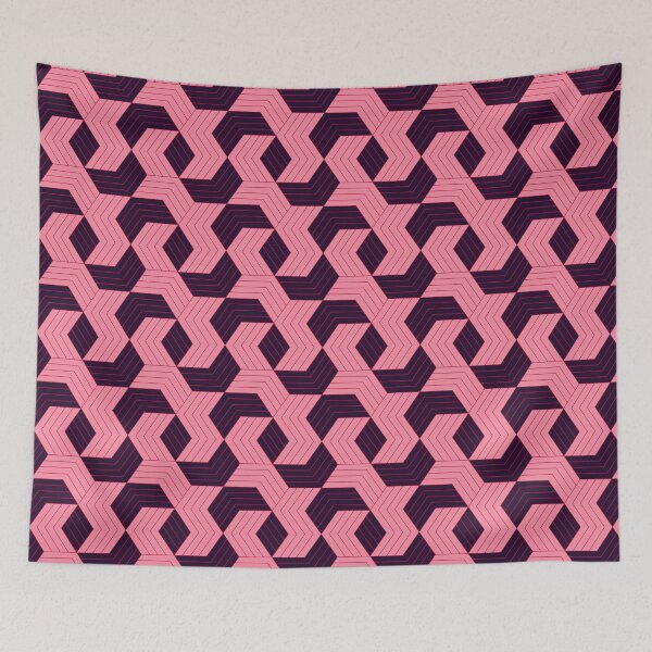 Item preview, Stylish Pink Beehive Grid - Geometric Abstract Pattern - Gifts For Dad designed and sold by RoyalStarsPatts.