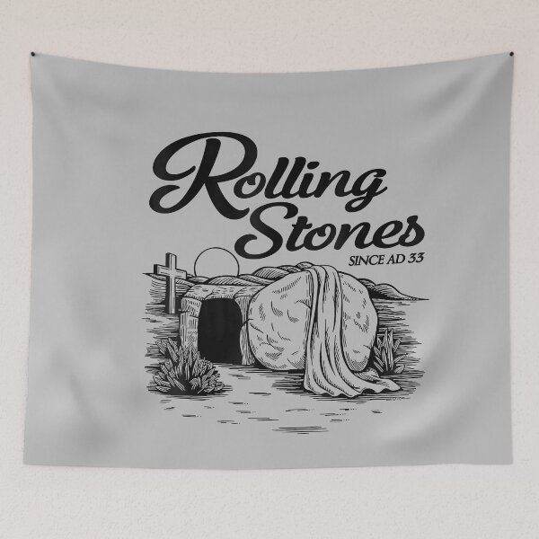 Item preview, The Stone Was Rolled Away He Is Alive Retro Christian Easter designed and sold by mjohnson9.