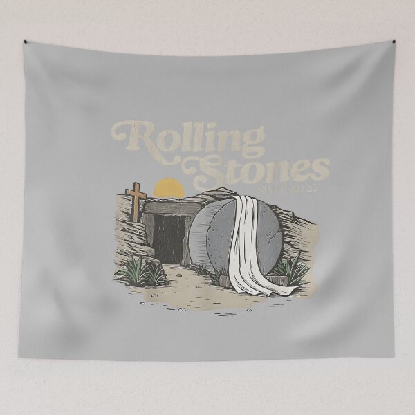 Item preview, The Stone Was Rolled Away He Is Alive Retro Christian Easter  designed and sold by mjohnson9.